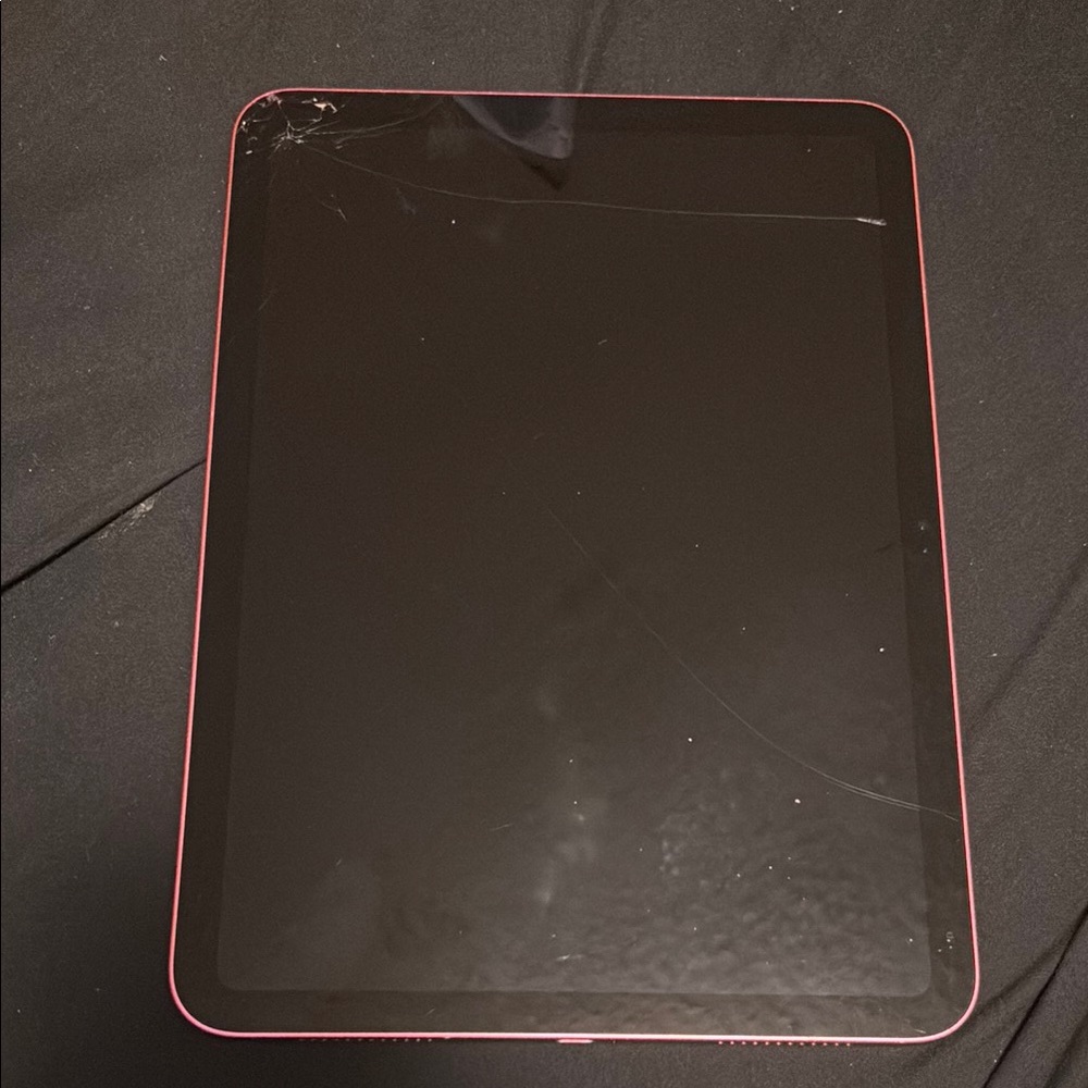 Pink Tablet minor crack
